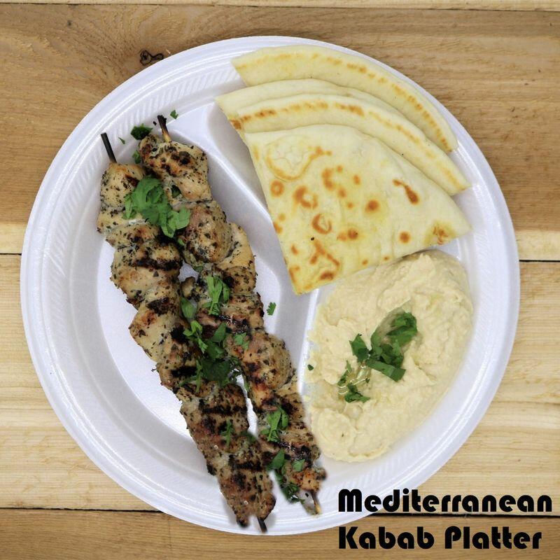 Mediterranean Chicken Kabab Platter