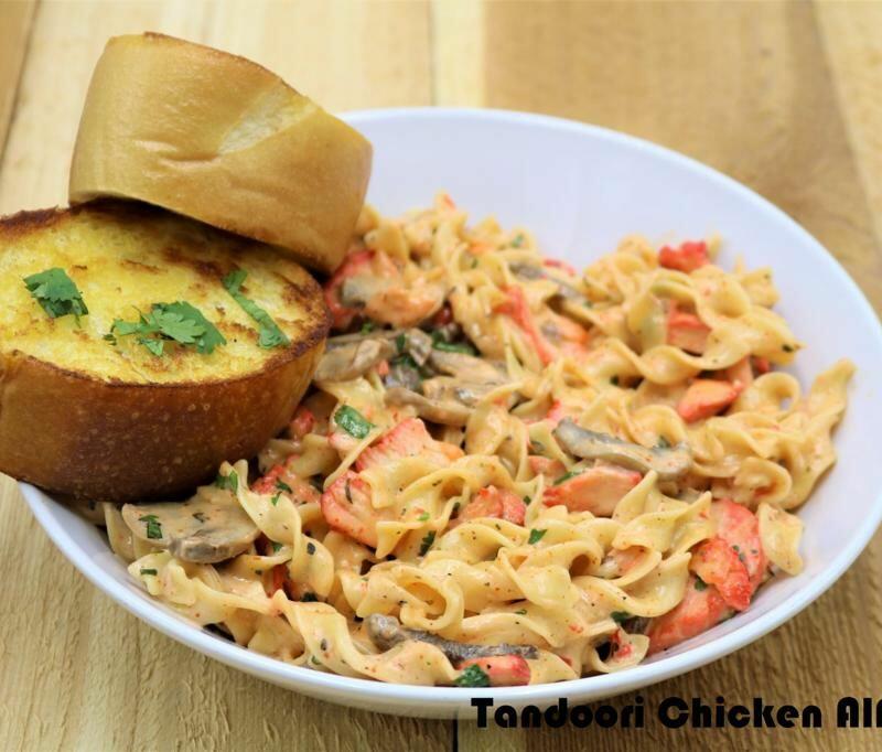Tandoori Chicken Alfredo